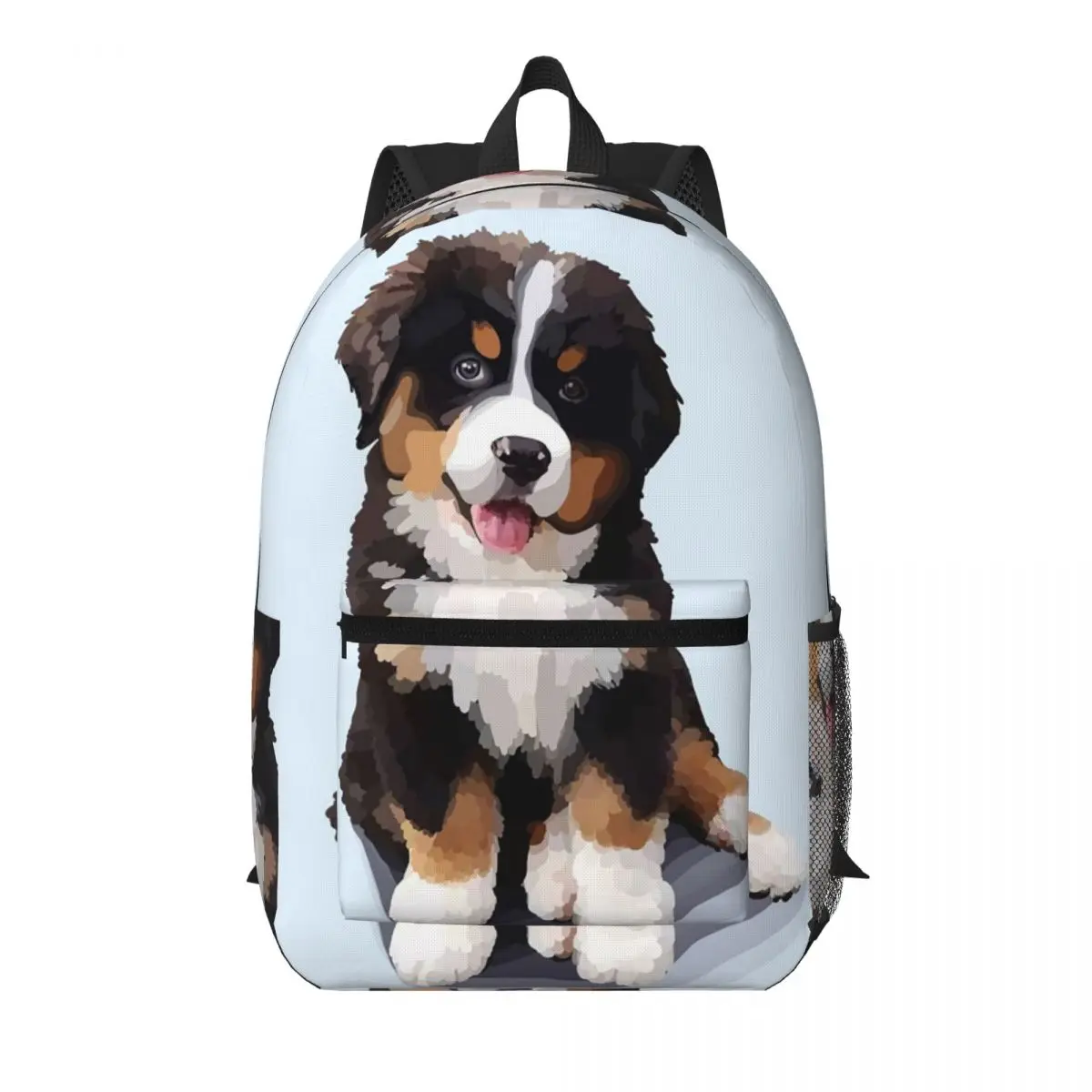 

Рюкзак в стиле Ван Гога с изображением бернских швейцарских овчарок, школьная сумка, рюкзак для походов и путешествий, модная сумка для книг, сумки на плечо