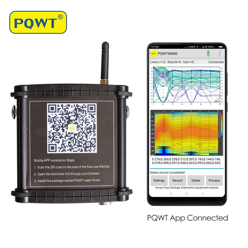 

The best-selling water measuring instrument 100 meters Water detector Underground detector PQWT M100 Mobile water detector