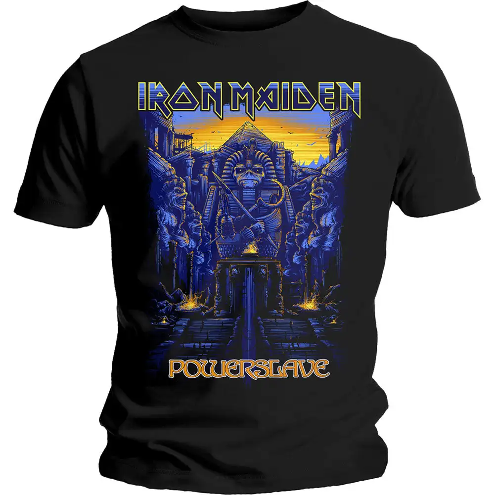 Iron Maiden Deal with Devil Na 2012 Tour Jun Band Graphic Print Summer Autumn Winter Men's and Women's Short Sleeved T-shirt