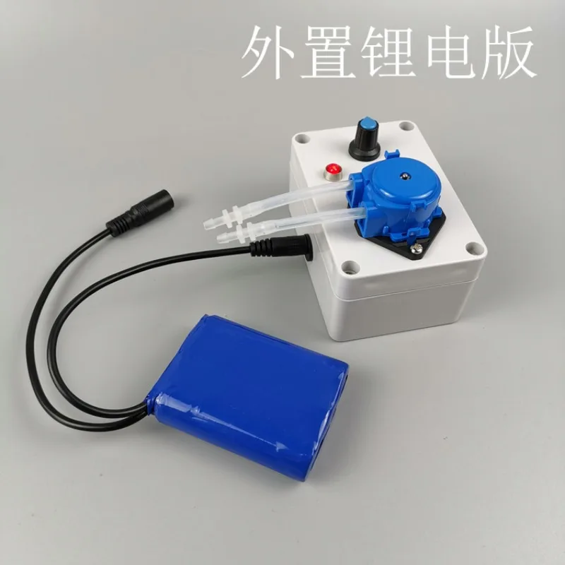 

Micro Peristaltic Pump 10-70ML/MIN Adjustable Flow Rate Food-Grade with Foot Switch