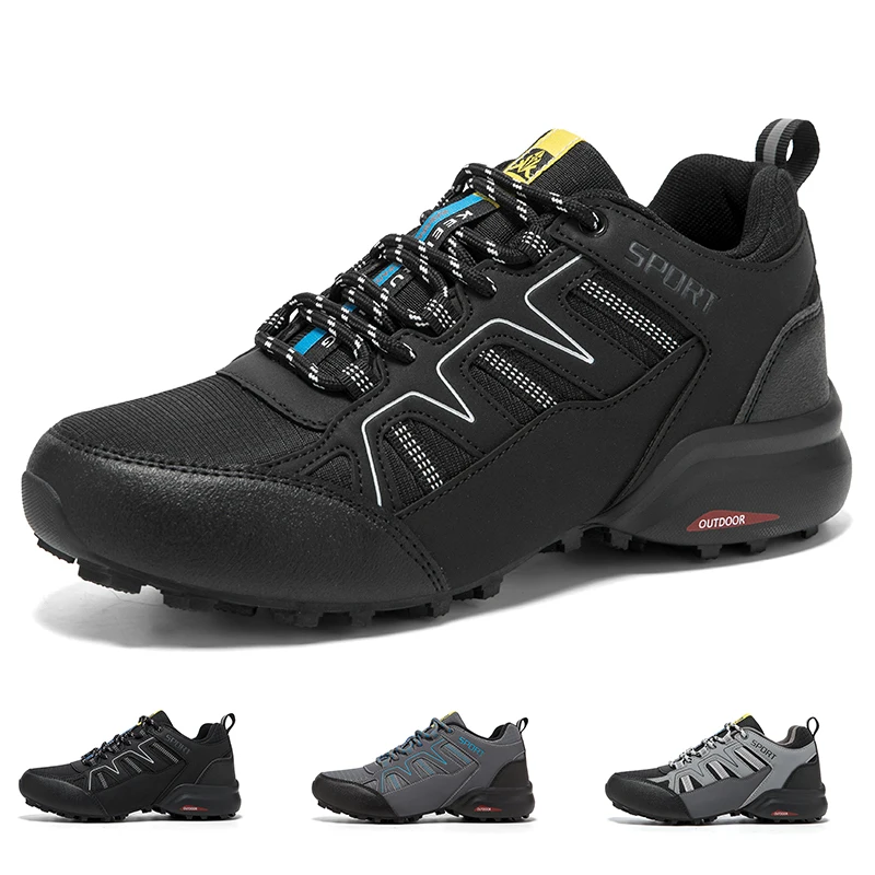 

Men's Waterproof Hiking Shoes Outdoor Sports Shoes Lace-Up Hiking Shoes Women's Hiking Shoes Hunting Non-Slip Tactical Shoes