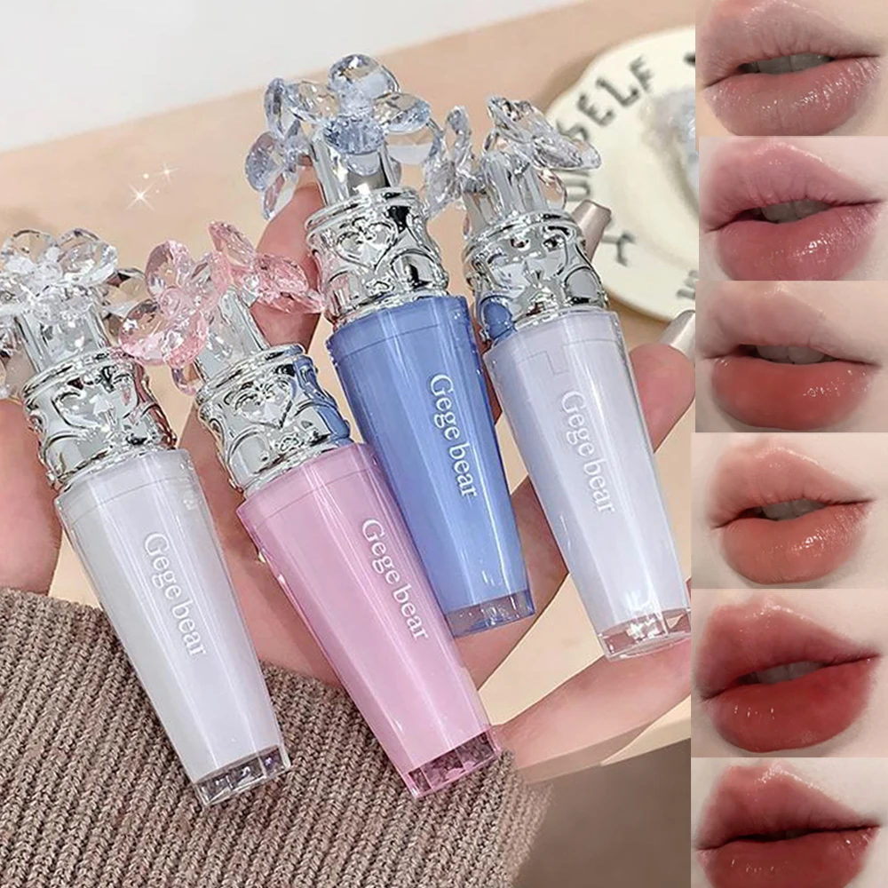 Gege Bear Mist Matte Lip Glaze, Matte Velvet Lip Clay Long-lasting Color Non-drying Lipstick