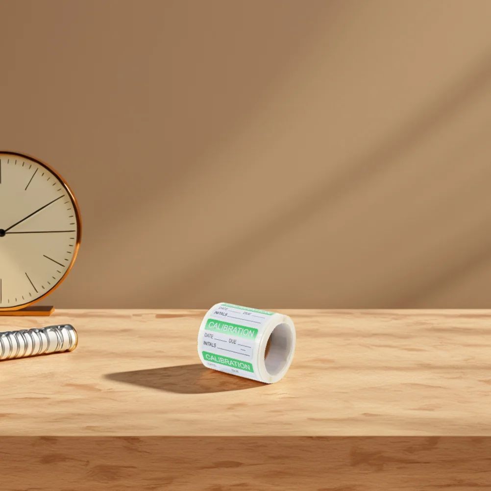 300pcs 2 Rolls Blank Write-On Calibration Labels Self-Adhesive Waterproof Stickers For Quality Control Inspection Storage Bins