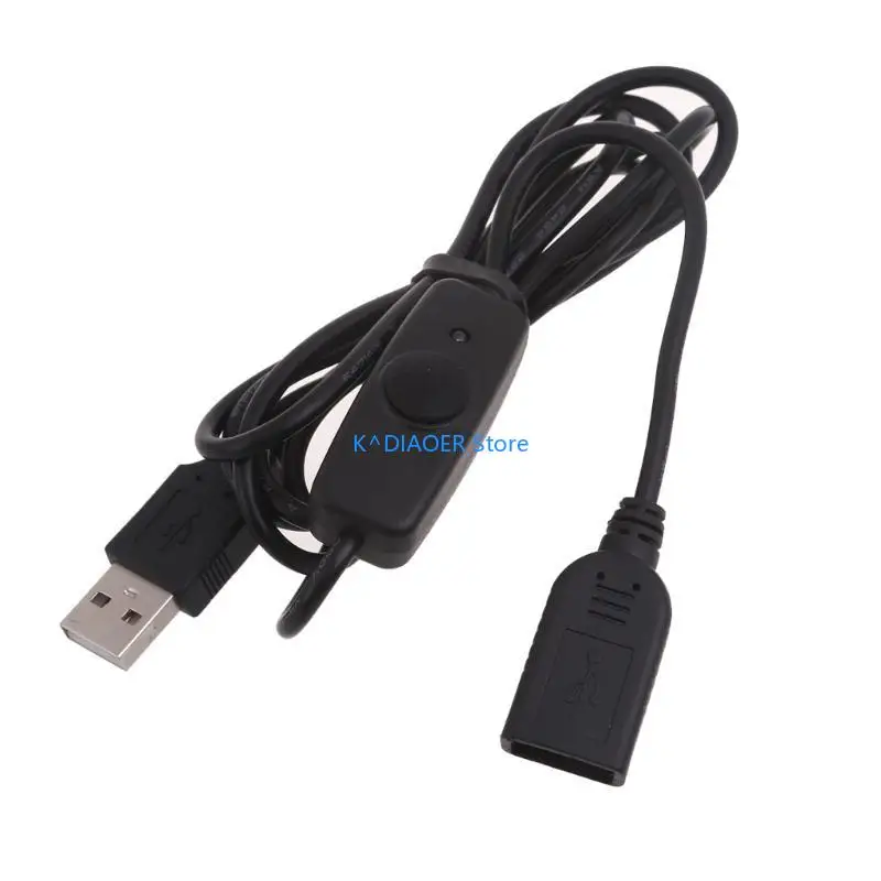

770D USB Extension Cable with On Off Button Male to Female Extender Cord Power Control for Keyboards Mouse