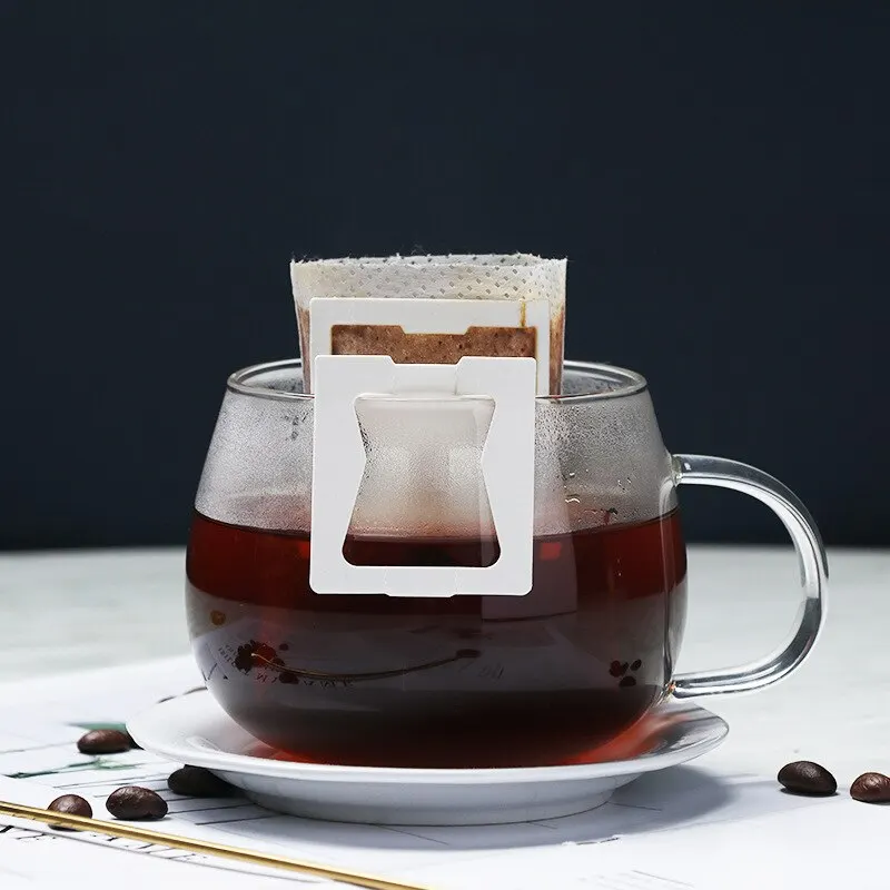 50pcs Hanging Ear Coffee Filter Paper Portable Drip Type Hand Rinsed Filter Cup image 2