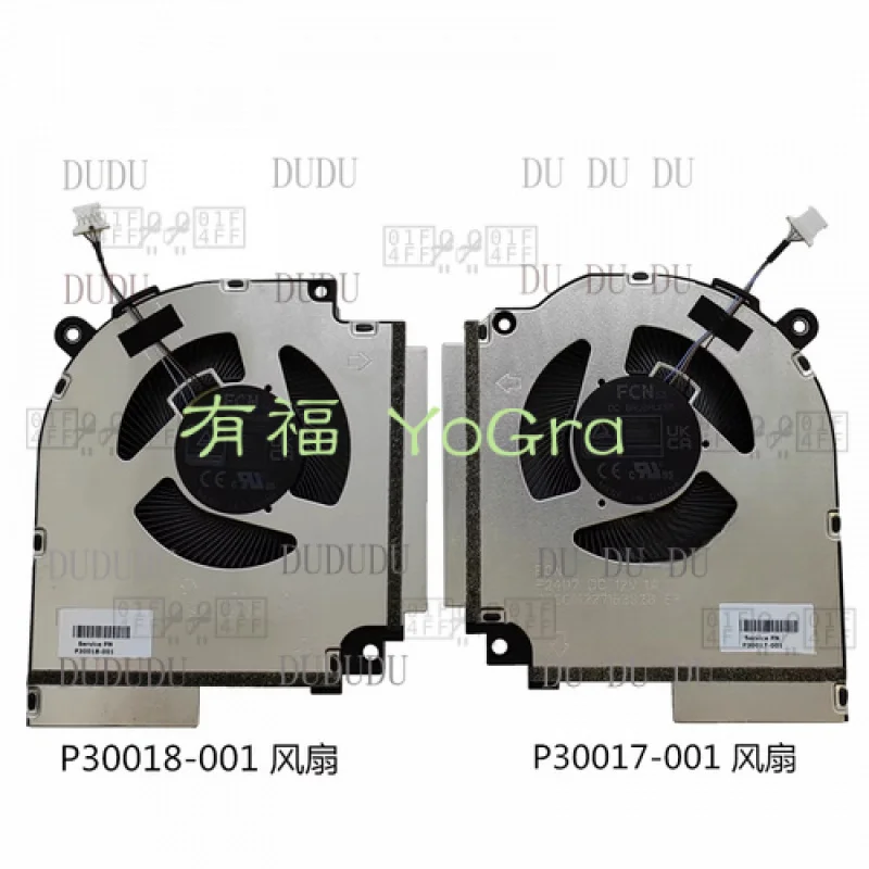 

DDD Original for HP P30017-001 P30018-001 F24117 F24147 COOLING FAN R+L