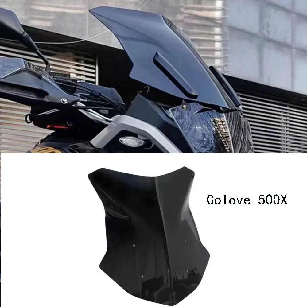 

2022 Motorcycle Fit Colove KY500X Windshield Lampshade Decorative Cover For Colove 500X