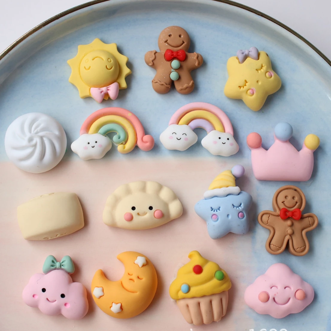 100pcs/lot Resin Foods Bread Cake Snack 3D patches diy decoration crafts phone hair accessories wholesale