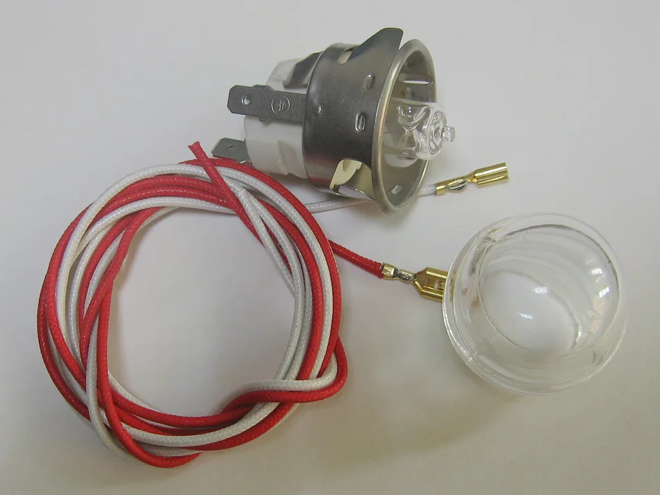 High-power high temperature lamp kit, temperature resistance 350 degrees, DIY, aging room, oven and other lighting 25W