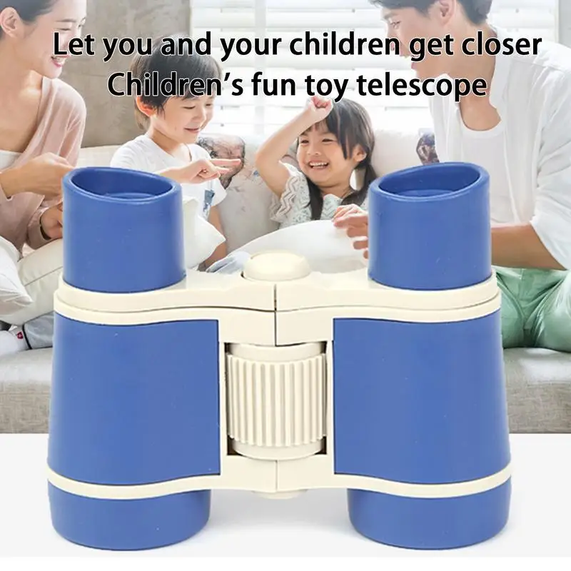 Kids Binoculars Science Toys Telescope 4X30 High Magnification Observation Educational Toy Telescope For Hiking Exploration Bird