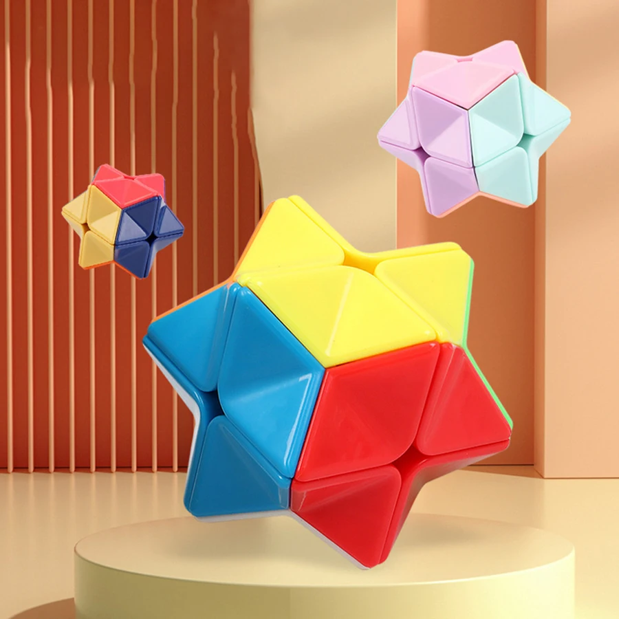 Poligono Cubo mágico 2x2 juguetes para niños rompecabezas educativos Inteligencia Brinquedos Pedagogicos Infantil wsбк рубика Zauberwürfel