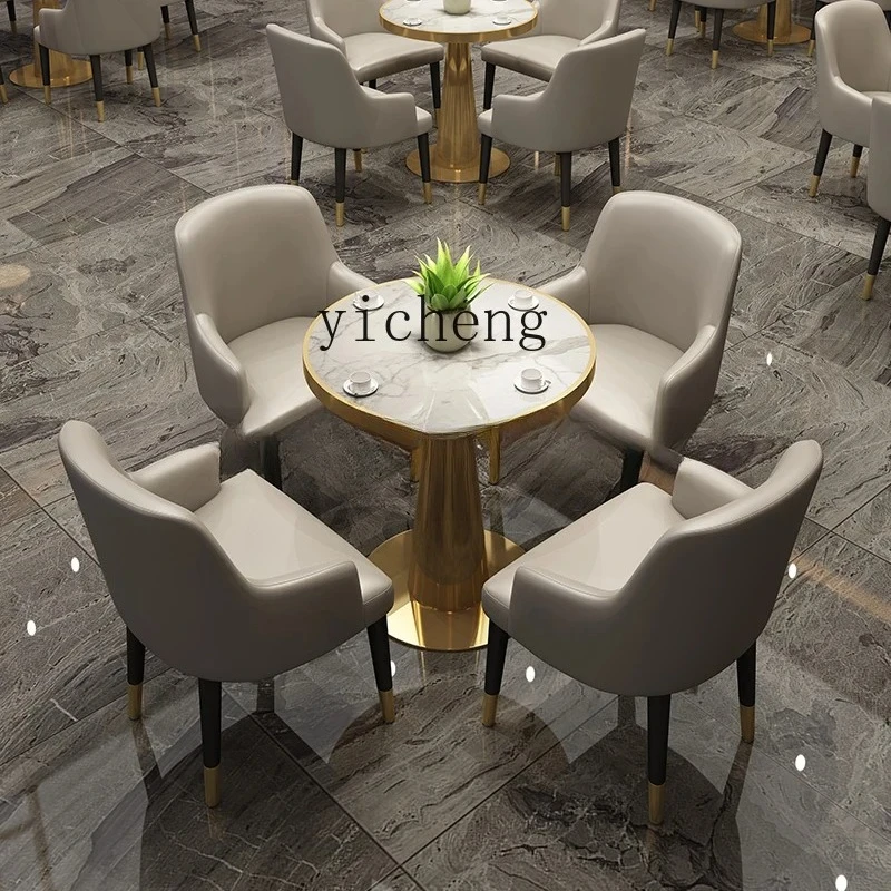 SA-2  Negotiate table and chair lobby beauty salon sofa lounge area table and chair combination