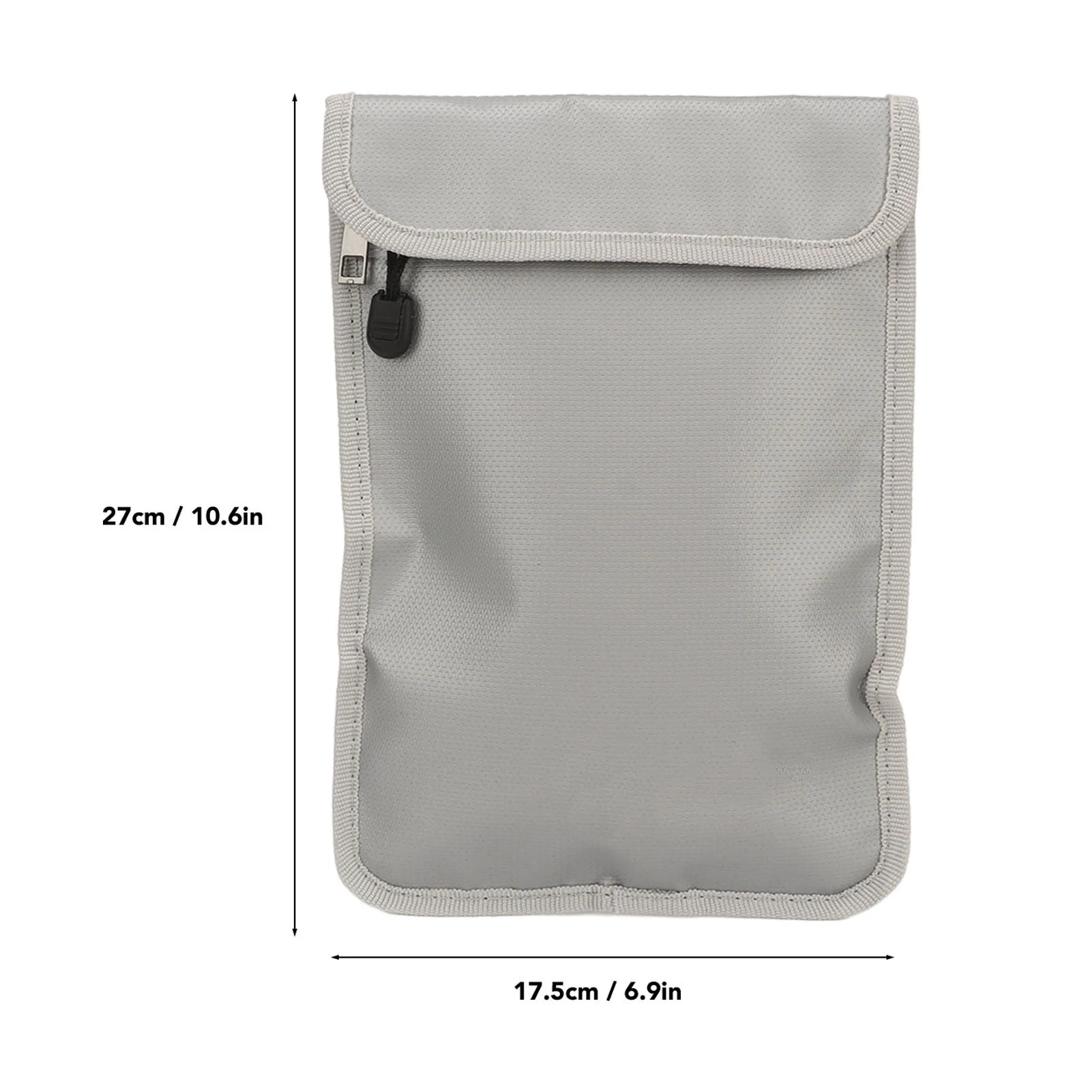 방화 금고 돈 가방 경량 고보안 방수 문서 가방 소형 다용도 10.6 X 6.9인치 현금용