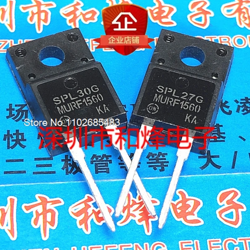 (10 STKS/PARTIJ) MURF1560 TO-220F MOS 600 V 15A