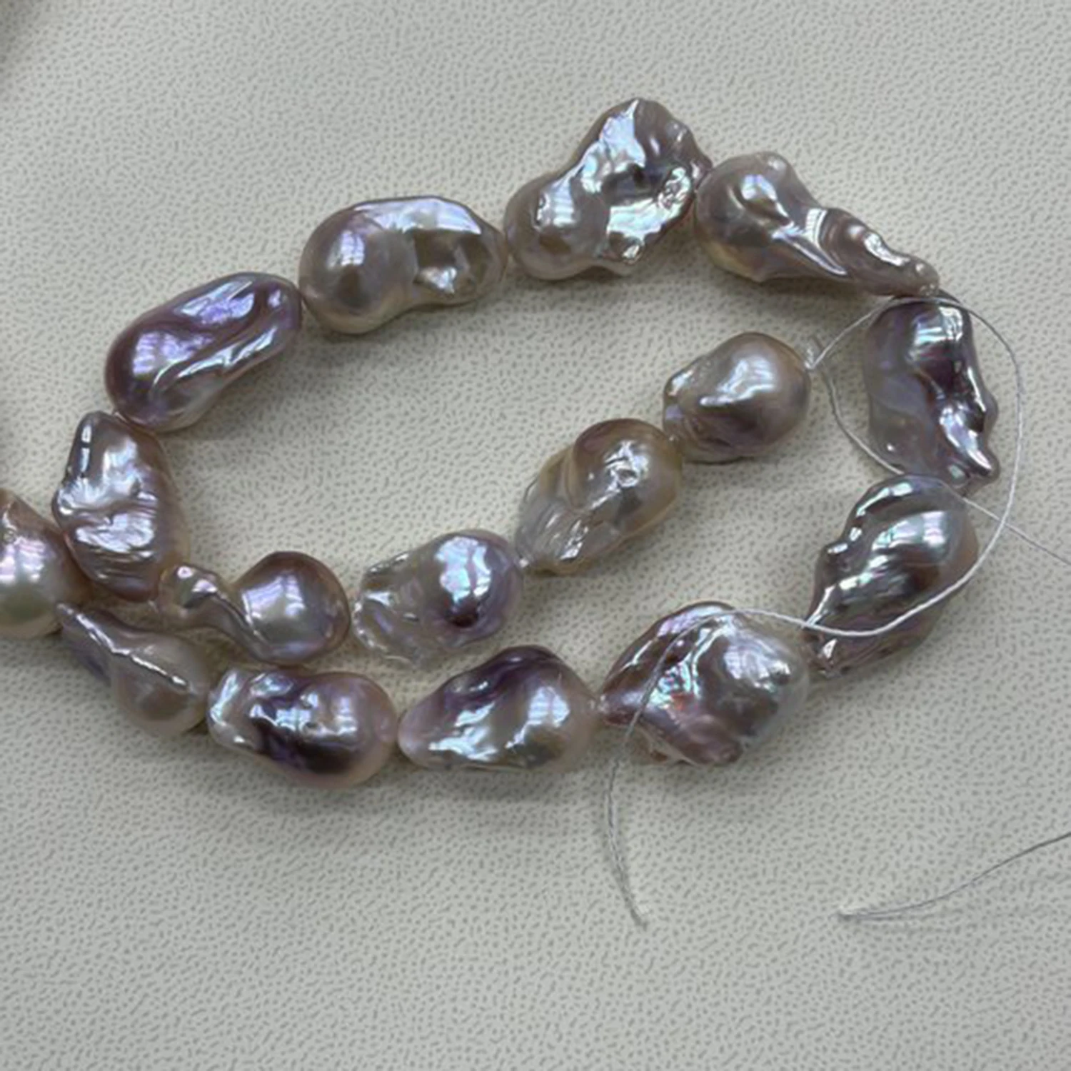 

16x23-18x26mm Natural Pearl BigIrregular Freshwater Necklace Semi-Finished Baroque DIY Materials Accessories Wholesale Jewelry