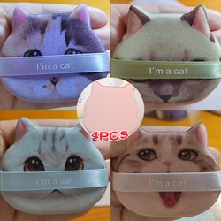 New Cat Air Cushion Powder Puff Hydrophilic Non-latex Facial Face Body Powder Foundation Puff Sponges Wet Dry Use Cosmetics Puff