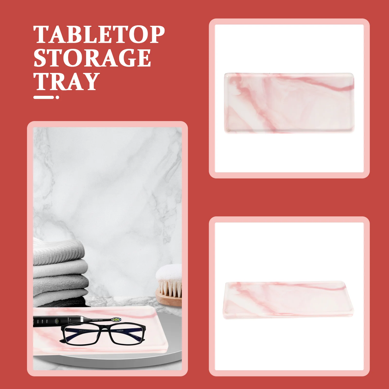 Керамический поднос, органайзер для туалетного столика для ванной комнаты, настольная тарелка для хранения косметики, туалетные принадлежности, контейнер для мелочей, креативный шик