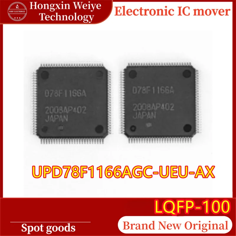 (1/5 piezas) UPD78F1166AGC-UEU-AX Marca UPD78F1166A LQFP-100 NEC Microcontrolador IC Chip Original Nuevo Envío Rápido