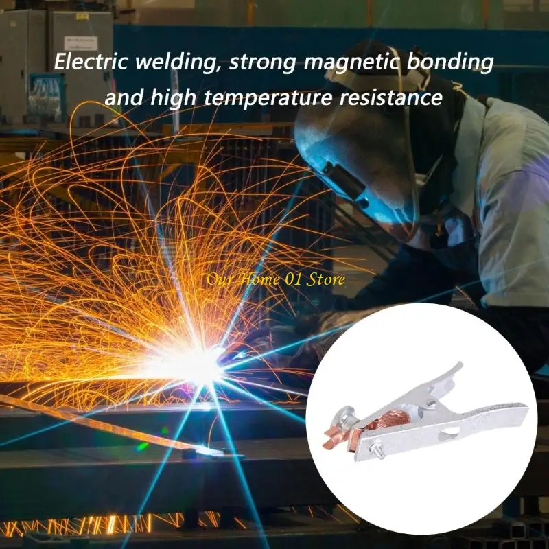 M4YC Heavy Gauges Steel Welding Ground Clamps 132 High Magnetism Reliable Electrical Connection