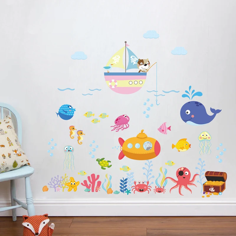 High Quality Brand New Wall Sticker Decal Cover Home Vinyl Waterproof Bedroom Cartoon Classroom Kids Kindergarten