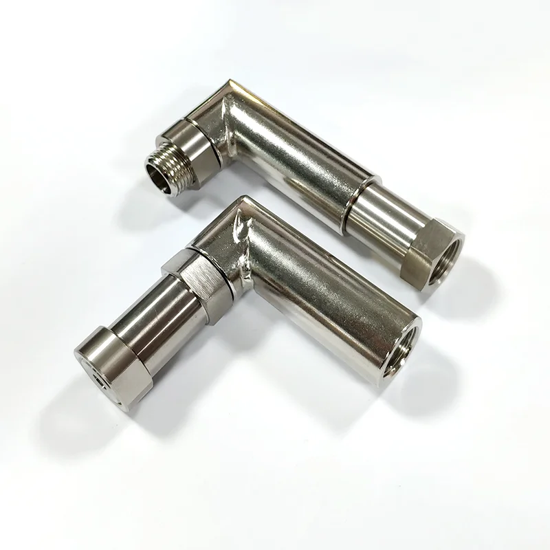 

6PCS M18 x 1.5 90 Degree O2 Oxygen Sensor Angled Extender Spacer Adapter Auto Catalytic Converter Exhaust Part