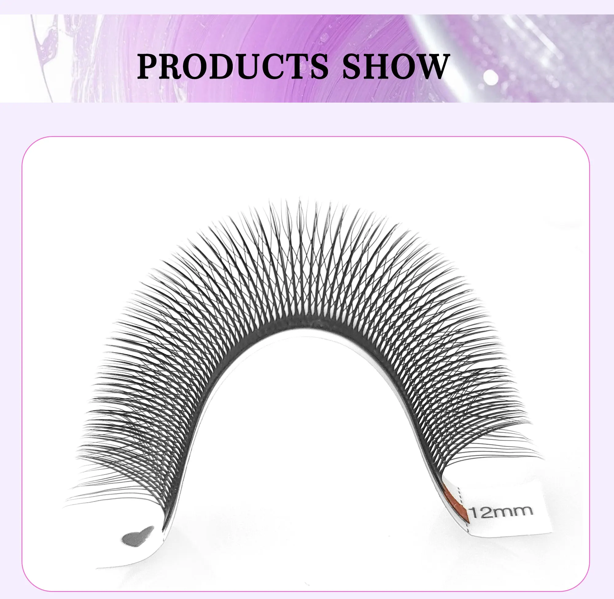 CoMango super weiche 3D Klee Wispy schwarz Wimpernverlängerungen natürliche W Wimpern 8-15mm Mix Tray individuelle falsche Nerz schnell kostenloser Versand – Detail 3