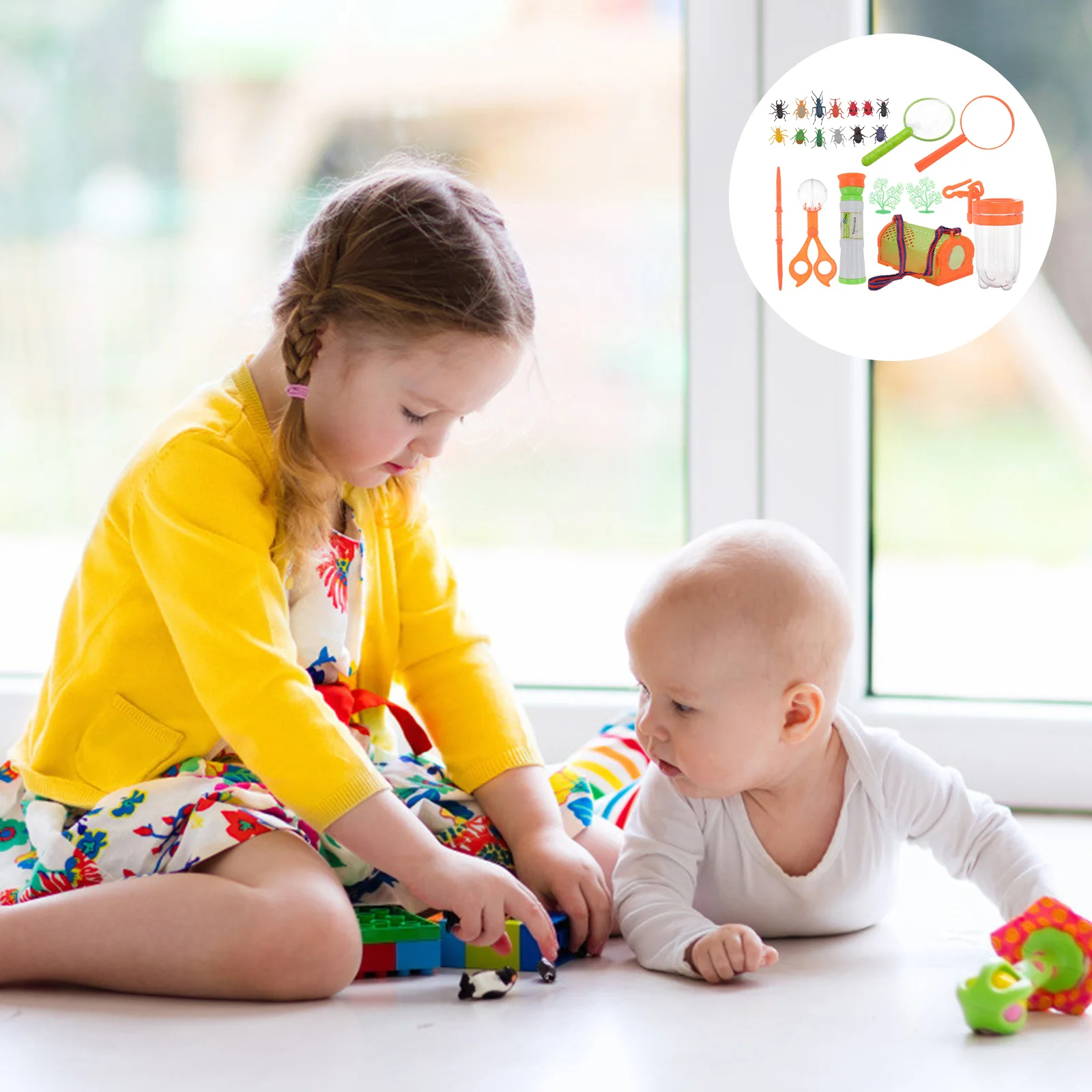 

1Set Creative Insect Safe Plastic Observation Box for Kids Outdoor Educational Activity Set