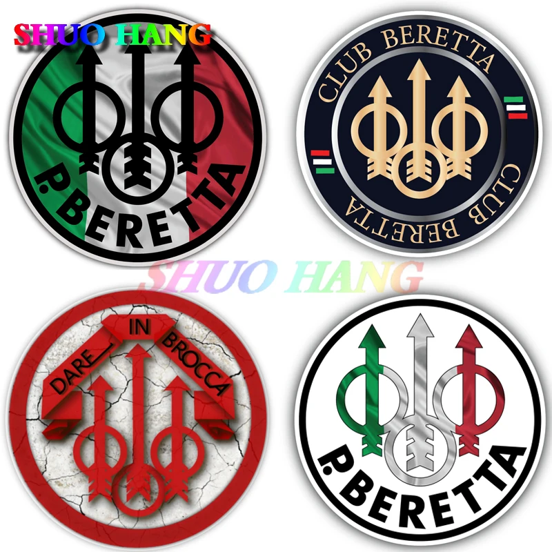 

Beretta Firearms Guns Pistols Rifles Vinyl Sticker Decal Car Bumper Window Truck Auto Parts Window Die Cut Car Sticker PVC