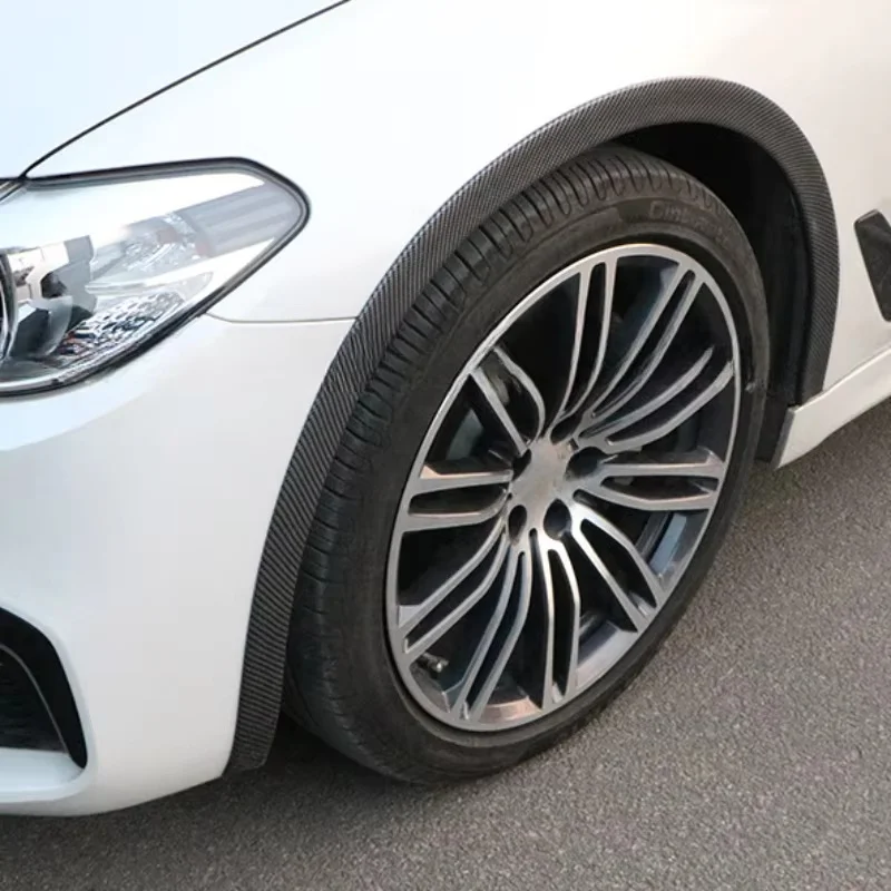 عجلات سيارة منقوشة من ألياف الكربون، أقواس إطارات، مصدات عجلة السيارة العامة، أقواس القرن، شفاه مزخرفة، حماية مصبوبة ممتدة #4