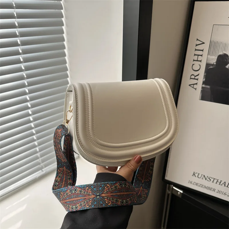 春のレトロなクロスボディバッグ、ヴィンテージショルダーバッグ、女性用ミニマリスト無地カジュアルデイナイトバッグ、シックなトップハンドルバッグ-​