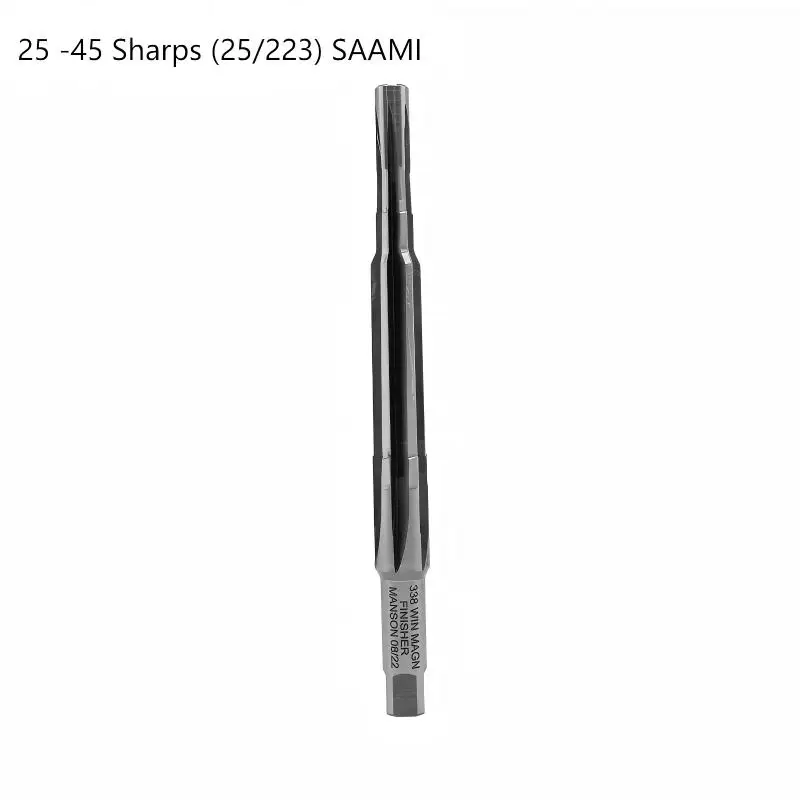 

Customized 25 - 45 Sharps (25/223) SAAMI Chamber Reamer Tungsten Steel Step Reamer