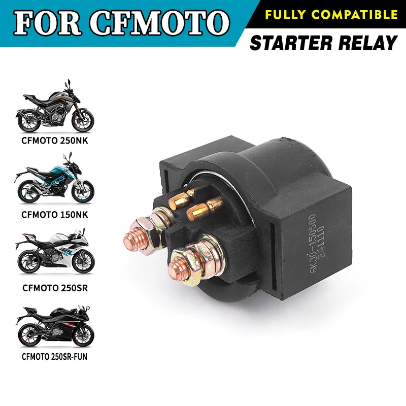 

For CFMOTO Starter Relay 250SR-FUN 250SR 250NK 150NK Starting Relay Motorcycle Accessories Original Parts