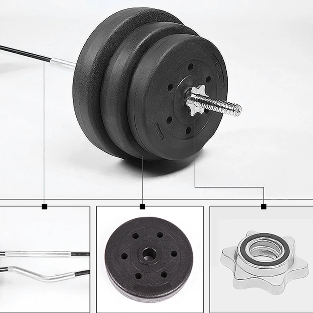 2 PCS Barbell Material Dumbbell Parts Accessories Fitness Equipment Accessory Tablets