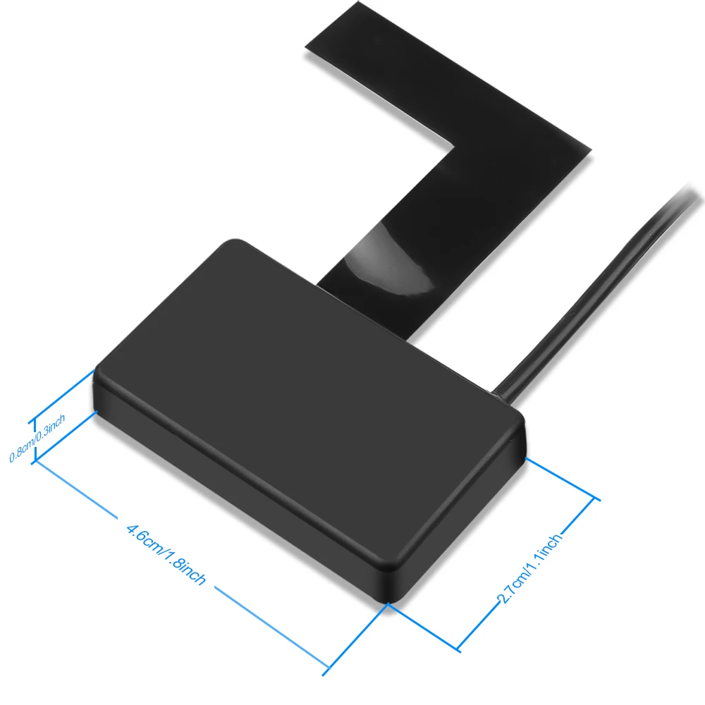 SMA/SMB dugasz DAB/DAB+ Szélesbít devices autó Rádióadó Légiforgalmi antenne Szélvédőüveg Ferdén átlapolt kötés Szemafor Felhajtó számára Úttörő kenwood JVC sony