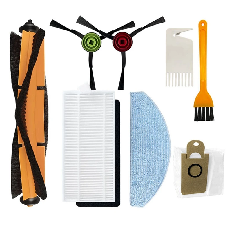 

Запчасти для робота-пылесоса Xiaomi Lydsto G2, сменные детали, основная и боковая щетки, Hepa фильтр, тряпка