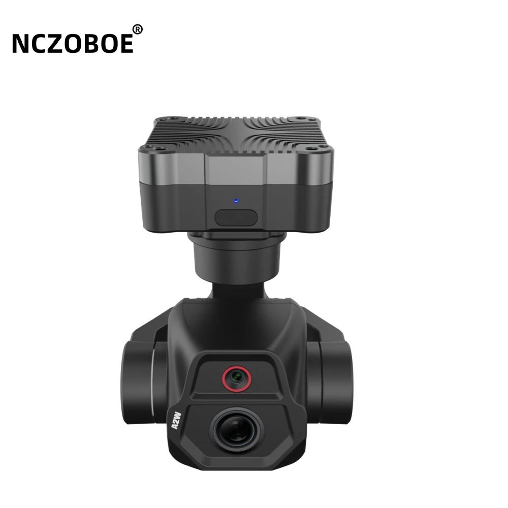 NCZOBOE AI Multi-Target Recognition, AI Target Tracking for MAVLink Protocol, 118g A2W Dual 5MP Visible Light Gimbal Camera