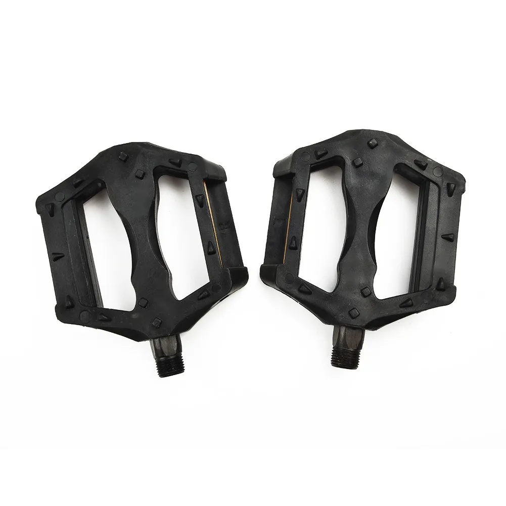 1 Pair Bicycle Pedals Folding MTB Road Pedal Cycling Mountain Foot Plat Anti-Slip Widened Pedal Bike Accessories Parts