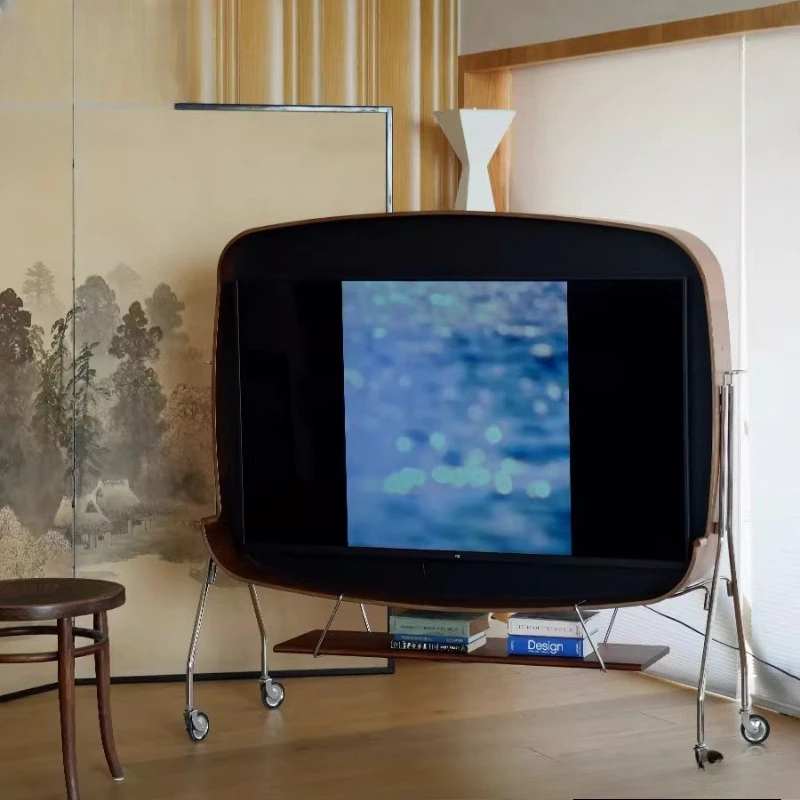 

Mobile TV cabinet, small apartment simple modern light luxury