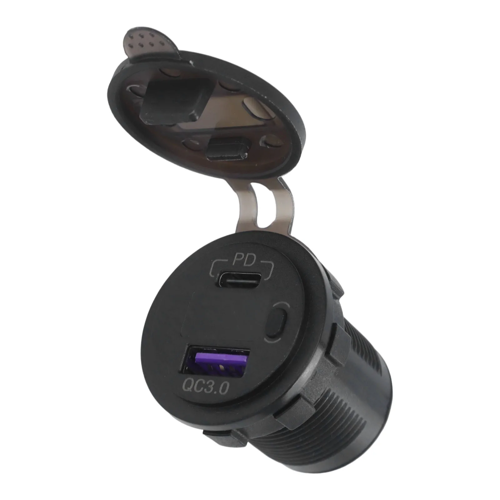 Розетка автомобильного зарядного устройства с выходом 40 Вт для быстрой зарядки QC3 0 и PD для эффективной доставки в системх 12 В/24 В