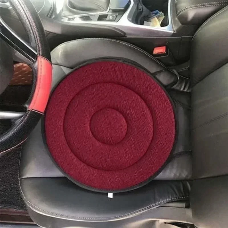 360° Rotating Seat Cushion Car Seat Aid Chair Seat Revolving Cushion Rotation Auto Memory Foam Pad Mat