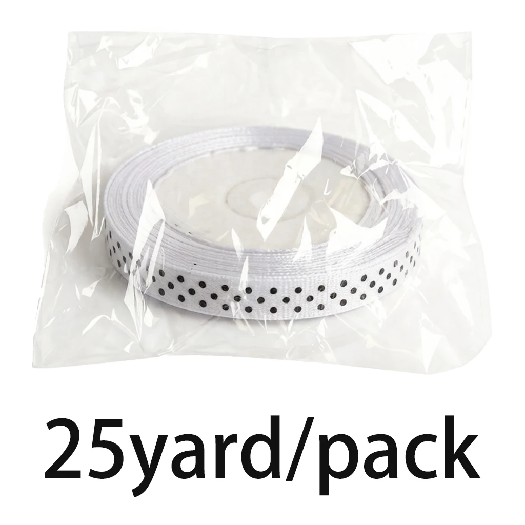 (25 yards/roll) 10mm dots printed cartoon satin ribbon gift wrap decoration ribbons
