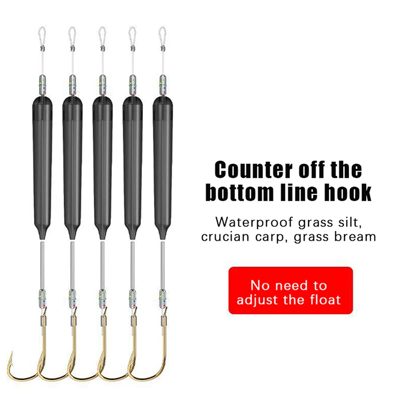 1PC Anti-separation Base Fishing Hook Double Hook For Fishing Live Bait With Double Bait Keeper Barbs High Carbon Steel