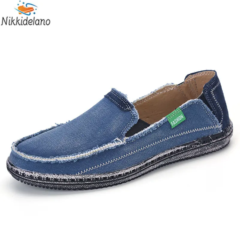 2023 Summer Men Canvas Shoes Espadrilles Breathable Casual Shoes Men Loafers Comfortable Ultralight Lazy Boat Shoes Plus Size 48