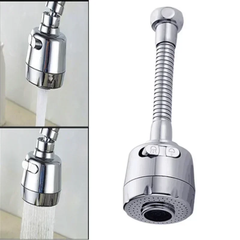 Faucet extender (two spray modes: bubbling and shower)