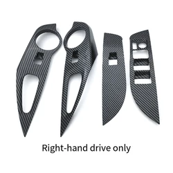 4Pcs Car Window Glass Lift Button Switch Cover Trim Door Armrest Panel For Toyota Corolla Cross 2020