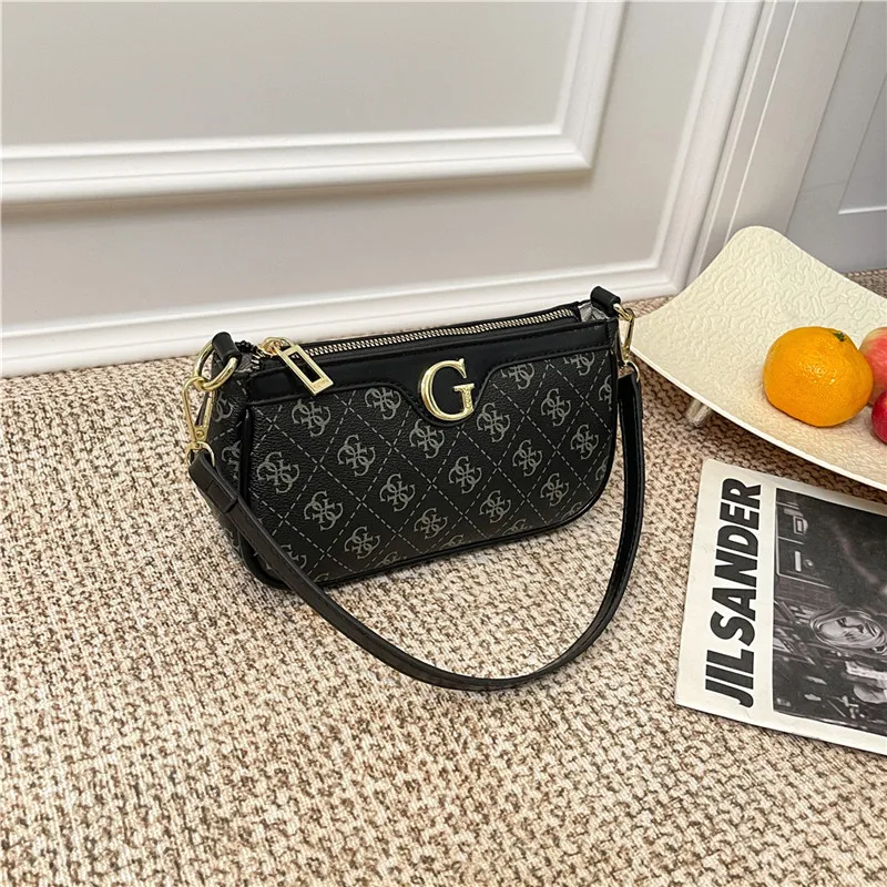 

Popular Classic Elegant Leather Crossbody Bag Women Shoulder Handbags For Ladies Luxury Brand Famous Designer Accessory Mom' Bag