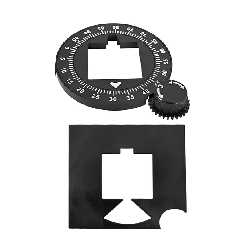 

ABUN-For Eureka Grinder Setting Dial With Lid Plastic Adjustment Dial For Eureka Mignon Specialita MMG Grinder Accessories