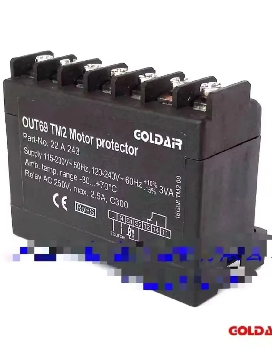 OUT69TM/TM2 valley wheel compressor protection module motor protector can replace INT69 TM2
