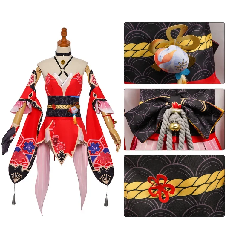 Honkai Star Rail Sparkle Cosplay Kostüm Full Set Maske Schuhe Perücke Prop Hsr Hanabi Sparkle Cosplay Kostüm Outfit Uniform Kleid