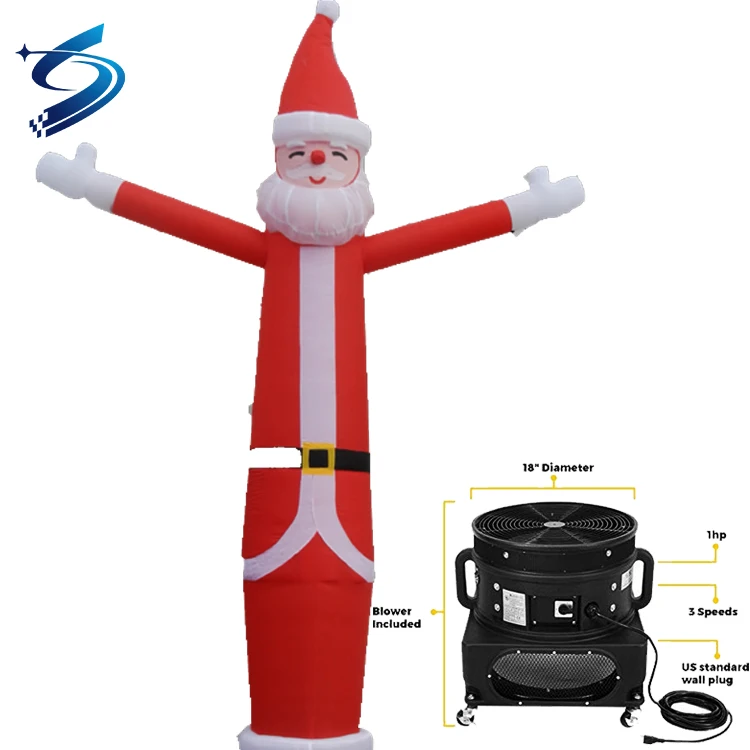 

Надувная трубка для мужчин Sky Dancer - забавная дурацкая размахивающая надувная трубка для Санта-Клауса для рождественской рекламы